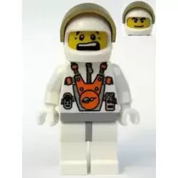 Mars Mission Astronaut with Helmet and Dual Sided Head