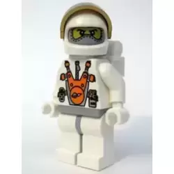Mars Mission Astronaut with Helmet, Balaclava and Backpack