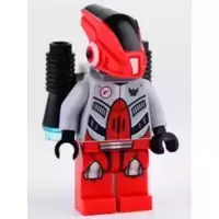 Red Robot Sidekick with Jet Pack