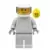 Lego Space Minifigures - Star Justice Astronaut 1 - without Torso Sticker, Smirk and Stubble Beard