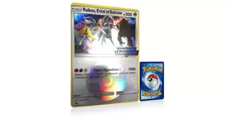 Carta Pokémon Raikou, Entei E Suicune Lendários Grande Jumbo
