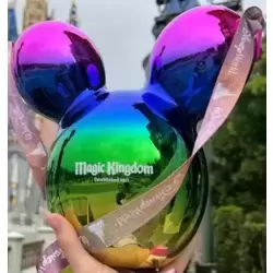 50th Anniversary Rainbow Mickey Balloon