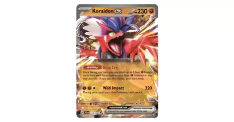 Pokemon : SV SCARLET & VIOLET KORAIDON ex 125/198 ULTRA RARE