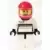 Lego Speed Champions Minifgures - Porsche 911 GT Driver - Red Helmet