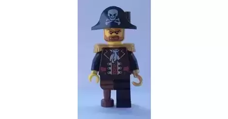 Captain Brickbeard, No Eye Patch - Lego Pirates Minifigures
