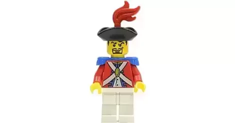 LEGO Pirates Pirate Blue Vest Tan Legs • Minifig pi082