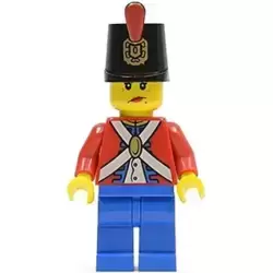 Imperial Soldier II - Shako Hat Printed, Blue Legs, Female