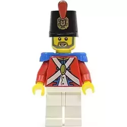 Imperial Soldier II - Shako Hat Printed, Gray Beard