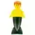 Lego Pirates Minifigures - Merman - Dark Orange Hair, Black Eyebrows