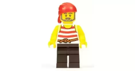 LEGO Pirate Chess Captain (King) Minifigure