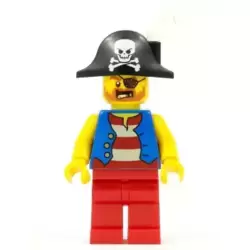 Pirate Captain - White Plume Feather