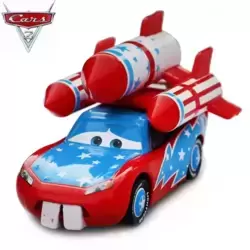 Blue Rocket Lightning Mcqueen