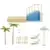 Rainbow High - Color Change Pool & Beach Playset (Pacific Coast)
