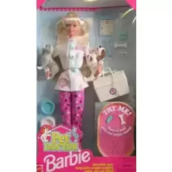 Barbie Pet Doctor with dogs and cat