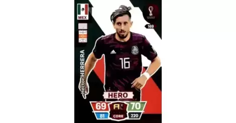 Héctor Herrera - carte Adrenalyn XL Fifa World Cup Qatar 2022