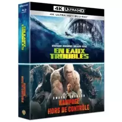 En eaux Troubles + Rampage-Hors de contrôle [4K Ultra HD + Blu-Ray]