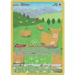  Pokemon - Ditto 107/159 - Crown Zenith - Holo Rare
