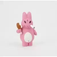 Pink Armed with Chicken