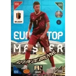 Kevin De Bruyne - Belgium - Rare - Euro Top Masters