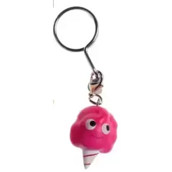 Connie Cotton Candy Keychain