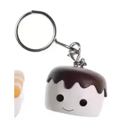 Molly Mallow (Chocolate) Marshmallow Keychain