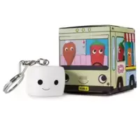 Molly Mallow Marshmallow Keychain