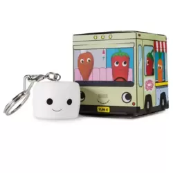 Molly Mallow Marshmallow Keychain