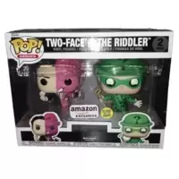 Batman - Two-Face & The Riddler GITD 2 Pack