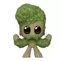 Groot with Mustache