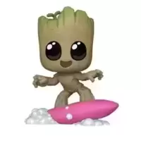Surfing Groot