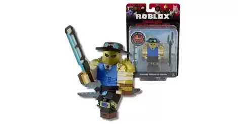 Roblox Action Collection - Dungeon Quest: Industrial Guardian Armor Core +  2 Mystery Figure Bundle [Includes Exclusive Virtual Item] 