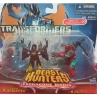 Cyberverse Versus Pack (Night Shadow Bumblebee vs Blight)