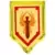 Nexo Knights Power Shields - Phoenix Blaze
