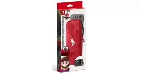 Pochette de transport Edition Splatoon 3 et protection d'écran Nintendo  Switch (modele OLED)