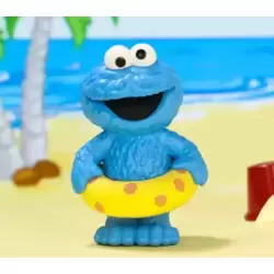 Cookie Monster With Swim Ring