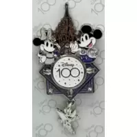 Mickey And Minnie Disney100 Dangle Pin