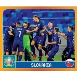 Group E. Slovakia - Celebrations