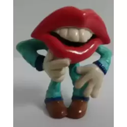 Big Red Lips Blue