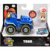 The Super Mario Bros. Movie - Toad & Pull-Back Truck