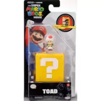 The Super Mario Bros. Movie - Toad W/ Question Mark Block