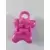 Dot fuschia porte clé