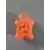 Dot orange porte clé