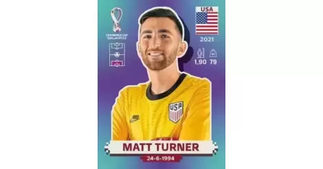 USA3 Matt Turner (United States) Panini World Cup 2022 Sticker