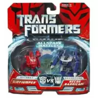 Allspark Battles: Cliffjumper vs Recon Barricade