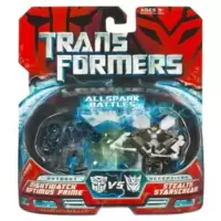 Allspark Battles: Nightwatch Optimus Prime vs Stealth Starscream