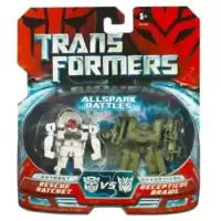Allspark Battles: Rescue Ratchet vs Brawl