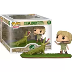 Crocodile Hunter - Steve Irwin with Agro The Crocodile