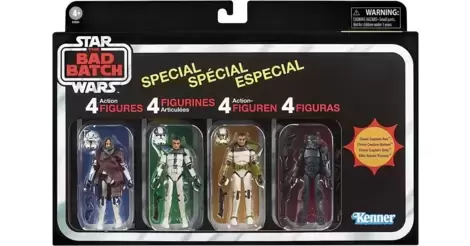 Star Wars The Vintage Collection The Bad Batch Special 4-Pack 3.75-Inch Action Figures