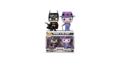 Batman & The Joker Metallic 2 Pack - POP! Heroes action figure