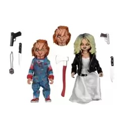 Bride of Chucky - Chucky and Tiffany 2-Pack Clothed